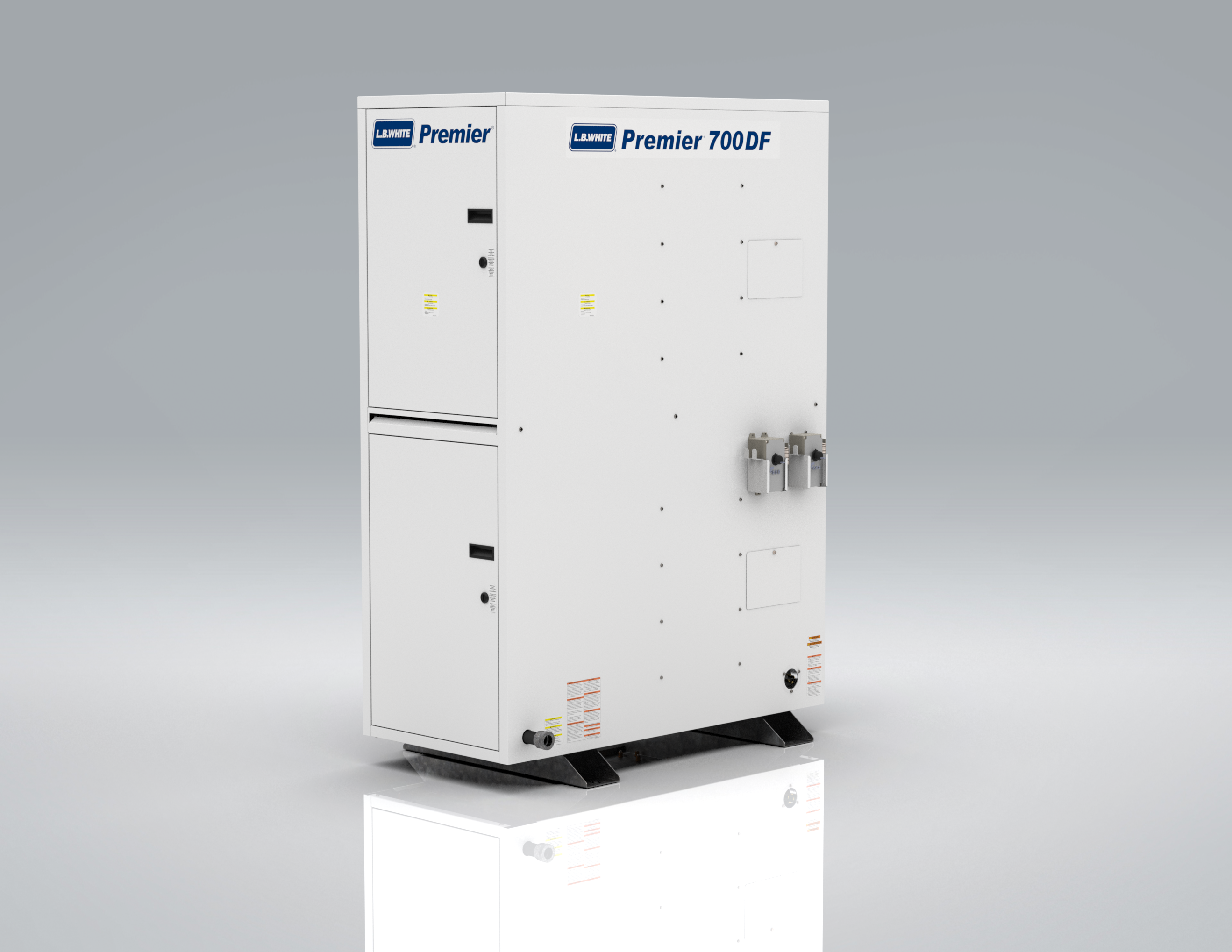 L.B. White Premier 700 Dual Fuel Heater - 700,000 BTUH