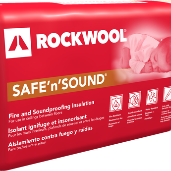 ROCKWOOL Safe'N'Sound Insulation - 6" Thick