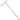 Kraft 54" Heavy Duty Aluminum T-Square