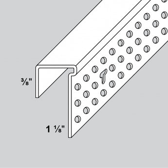 Trim-Tex Vinyl 5/8" Mud On J Bead