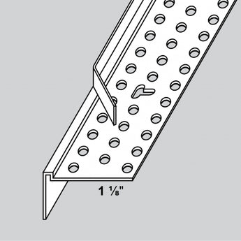 Trim-Tex Vinyl 1/2" Tearaway L Bead