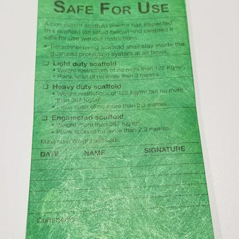 ACSA Scaffold Tags