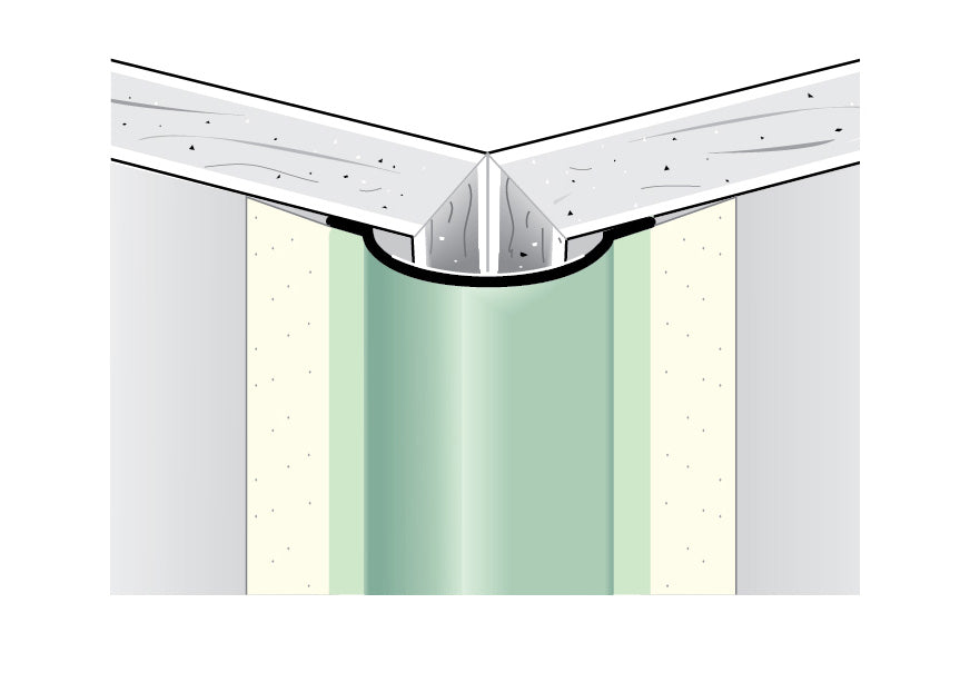 Beadex Paper/Metal Bullnose (Round) Offset Outside Corner Bead