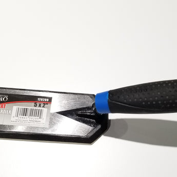 Proxtro 5" x 2" Margin Trowel Float with Gum Black Handle