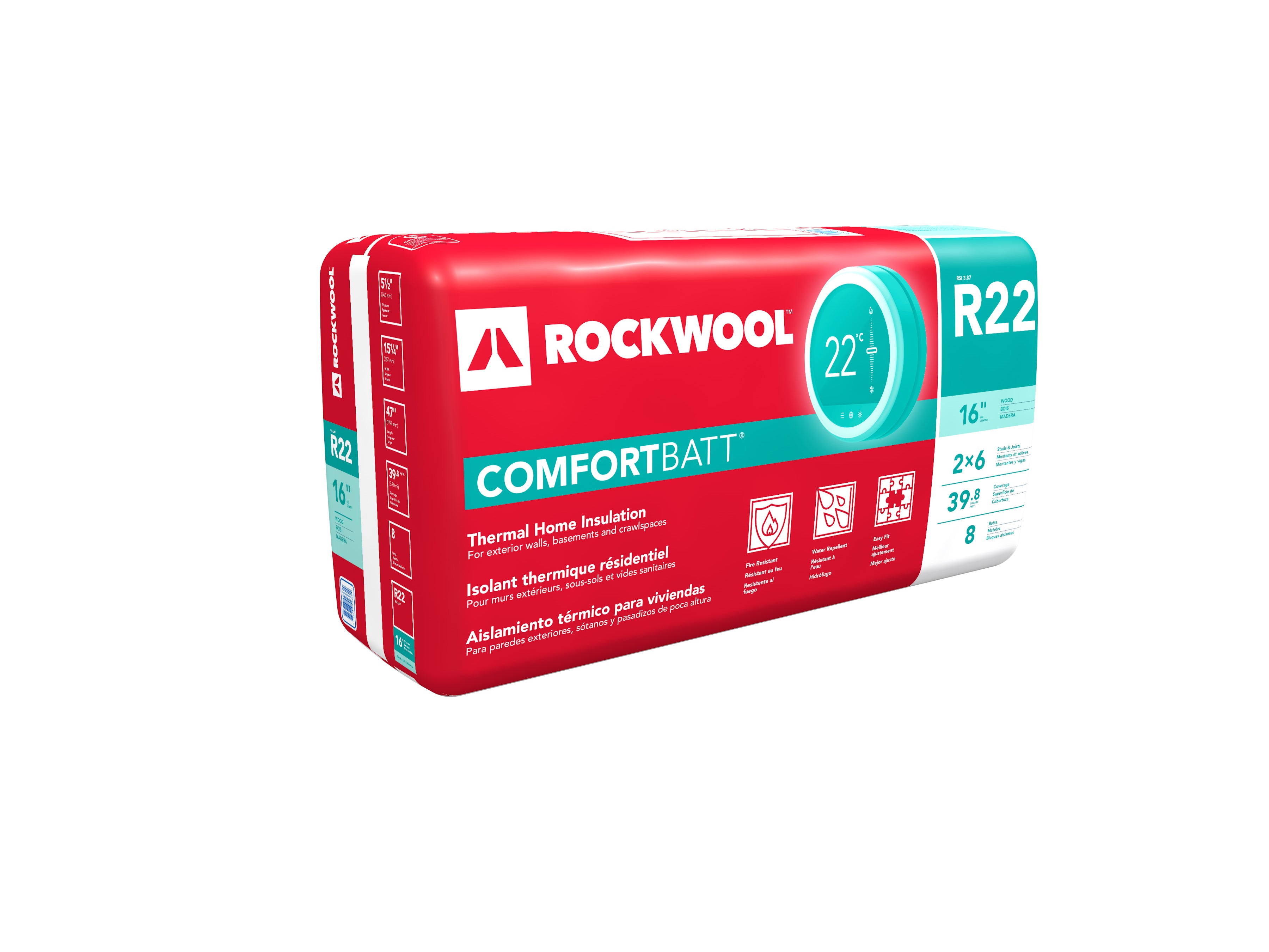 RockWool R22 Comfortbatt Insulation