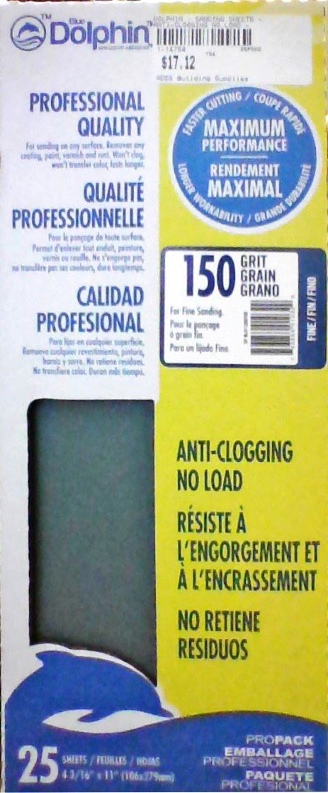 Dolphin Pro Grade 4 3/16" x 11" Sanding Sheets