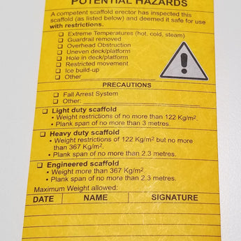 ACSA Scaffold Tags